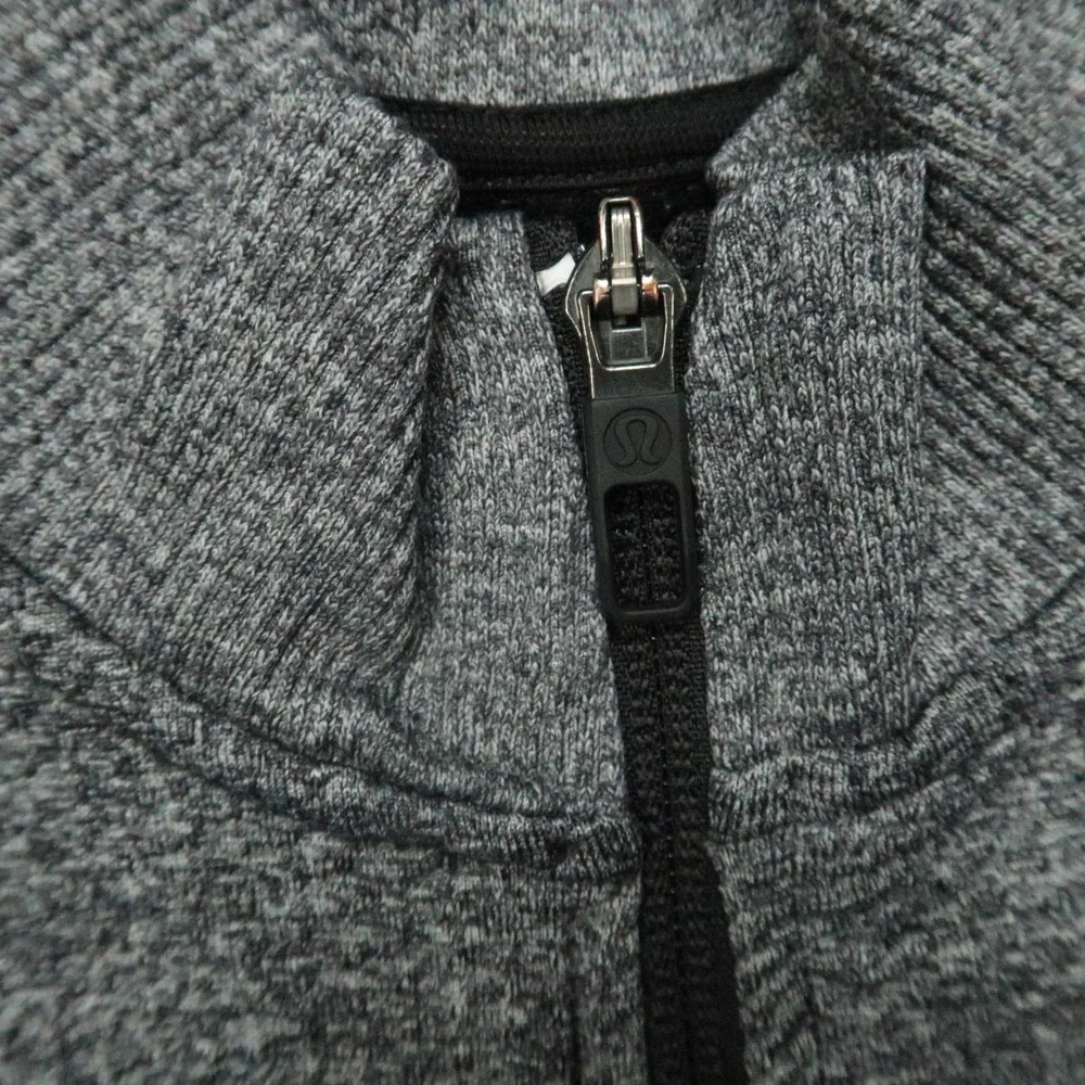 Lululemon‎ Jacket Mens XL Gray Engineered Warmth Full Zip Pockets Long Sleeve
